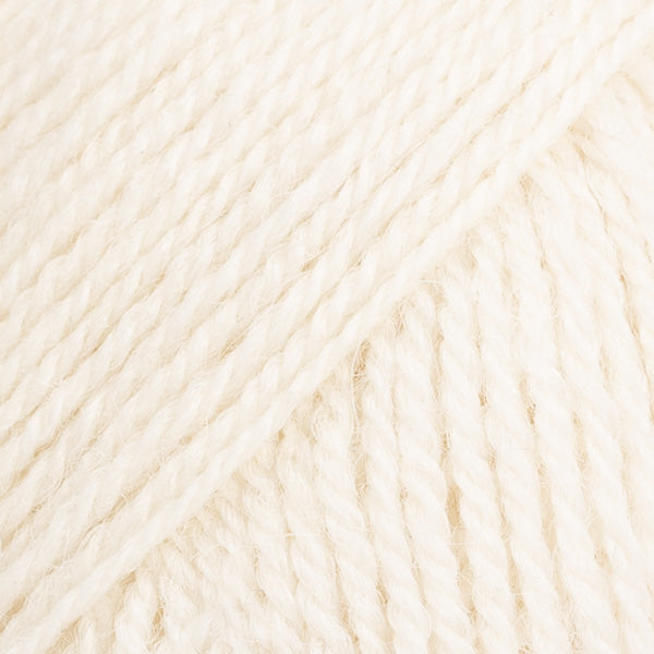 DROPS Flora, färg 01 off white