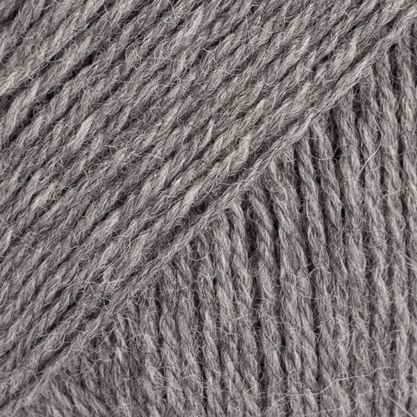 DROPS Flora, färg 04 medium grey · mix