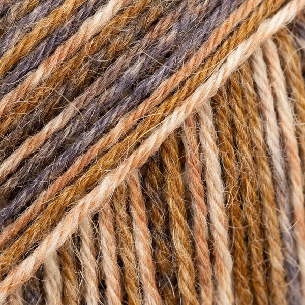 DROPS Nord, färg 104 caramel crumble · print