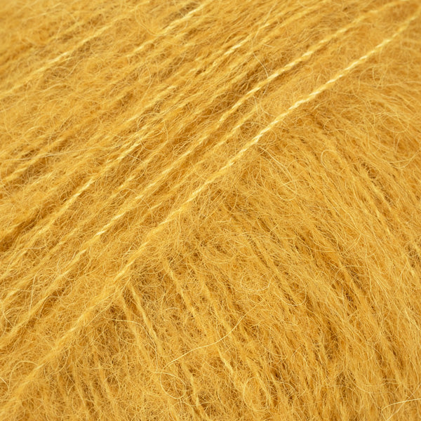DROPS Brushed Alpaca Silk, färg 19 curry