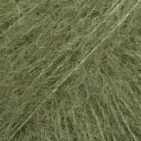 DROPS Brushed Alpaca Silk, färg 32 moss green