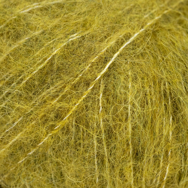 DROPS Brushed Alpaca Silk, färg 45 olive oil · mix