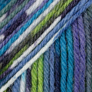 DROPS Fabel 677 green/turquoise · print